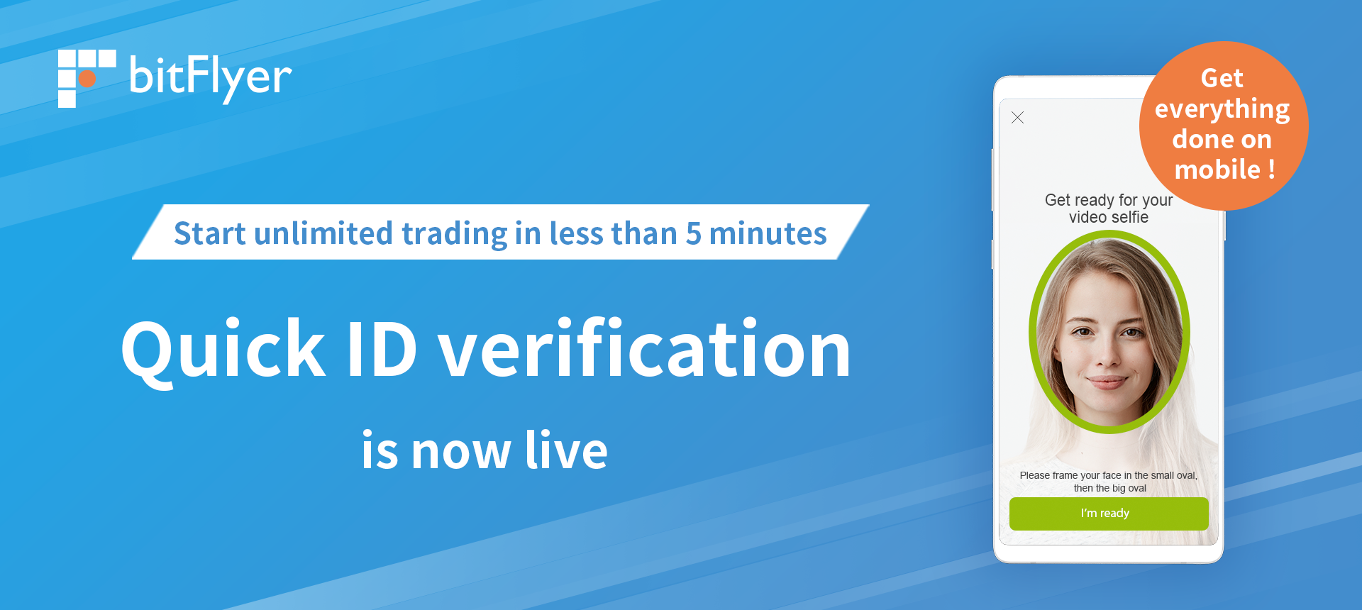 Start trading immediately with “Quick ID verification”