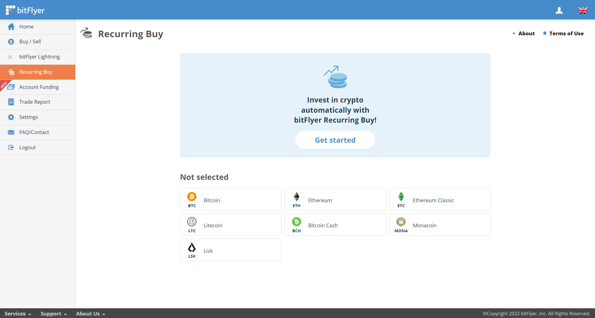 Recurring Purchase is now out there on Net! 1 screencapture bitflyer en eu ex recurring buy 2022 01 12 10 27 23 1